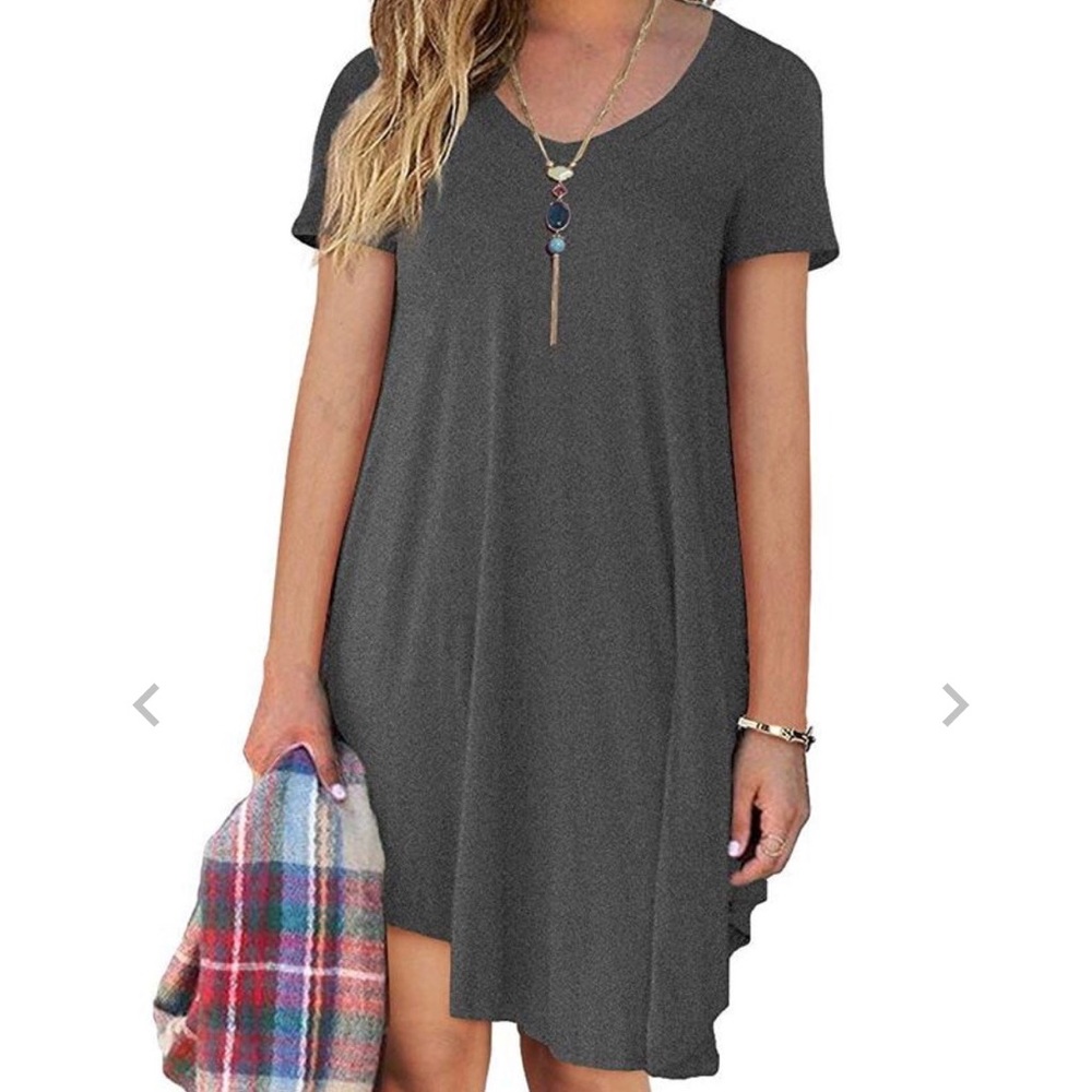 Women's Long Sleeve Casual Loose T-Shirt Dress